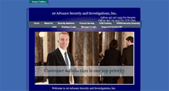 Desktop Screenshot of 1stadvancesecurity.com